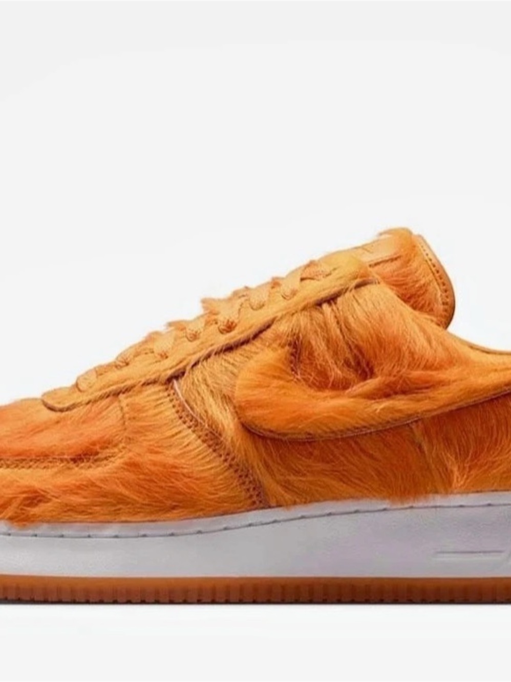 Nike Air Force 1 Low "Horse of a Different Color" / Orange Pony Hair